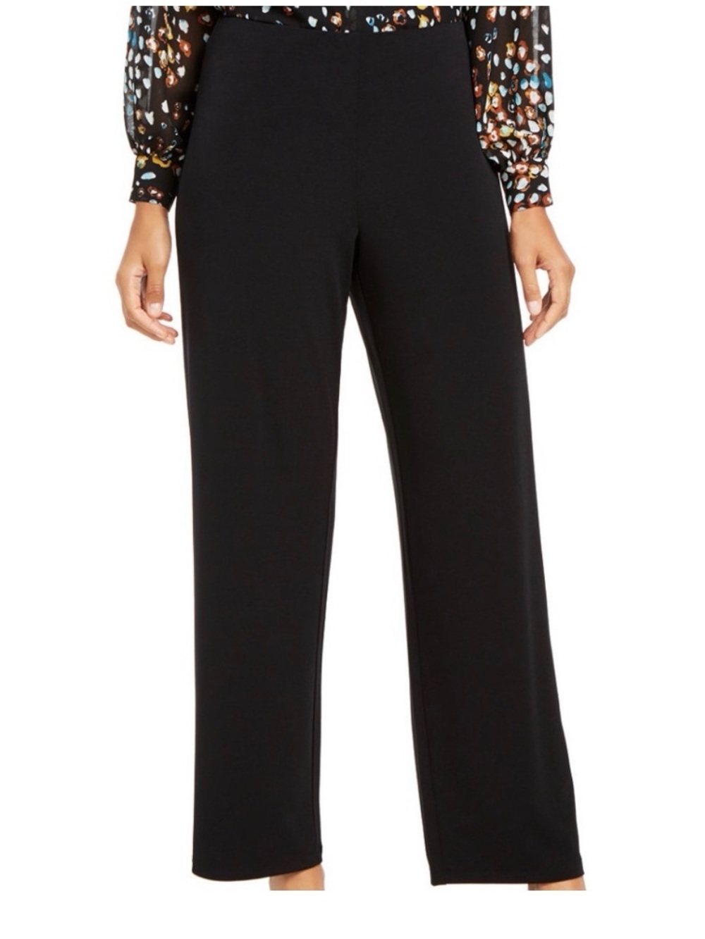Alfani Black Black Pants